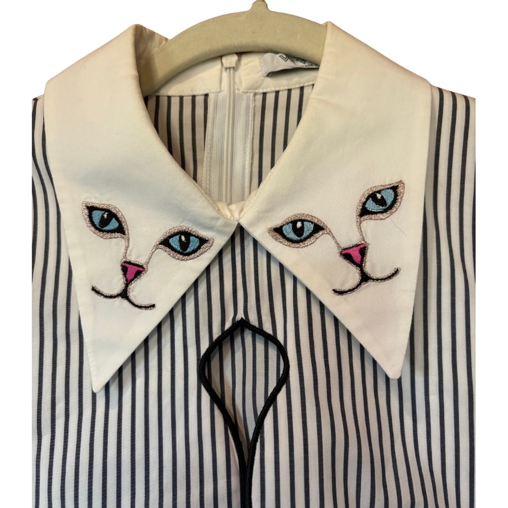 Vivetta Cat Collar Shirt – Made in Italy | Excellent Condition